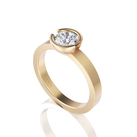 Brenna Engagement Ring - Davidson JewelsDiamond Engagement Ring18k yellowRound